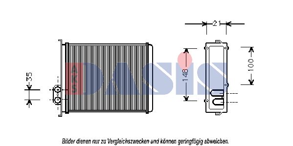 AKS DASIS Lämmityslaitteen kenno 229040N